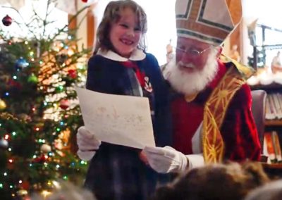 Saint Nicholas Visits IHM
